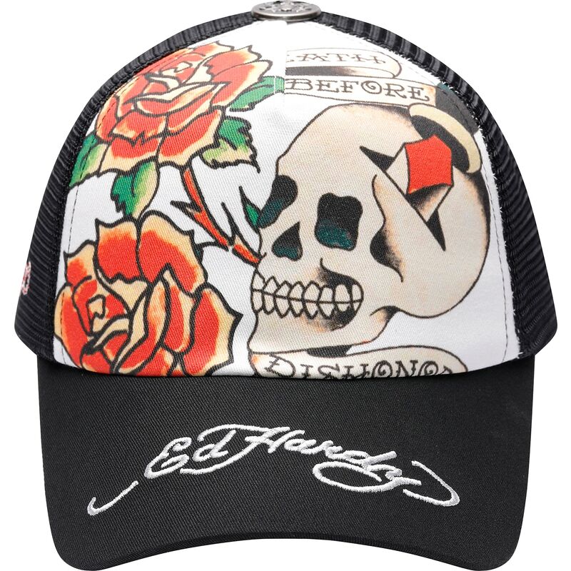 shapka-izvita-traker-cherna-snapbek-before-dishonor-ot-ed-hardy