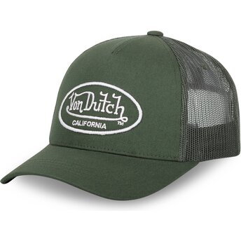 Шапка извита тракер зелена регулируем LOF B23 от Von Dutch