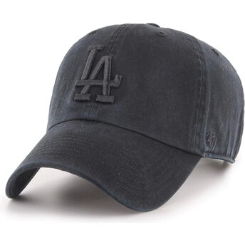 Шапка извита черна регулируем Clean Up Tonal на Los Angeles Dodgers MLB от 47 Brand