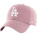 shapka-izvita-roza-reguliruem-clean-up-mauve-na-los-angeles-dodgers-mlb-ot-47-brand