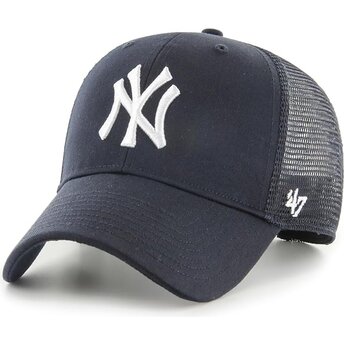 Шапка извита тракер тъмносин снапбек MVP Branson на New York Yankees MLB от 47 Brand