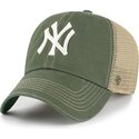 shapka-izvita-traker-zelena-snapbek-clean-up-trawler-na-new-york-yankees-mlb-ot-47-brand