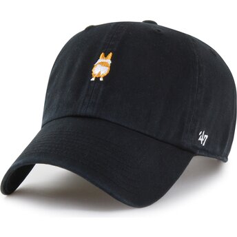 Шапка извита черна регулируем Clean Up Base Runner Icon Dog от 47 Brand