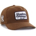 shapka-izvita-kafyav-snapbek-hitch-rf-cord-patch-na-new-york-yankees-mlb-ot-47-brand