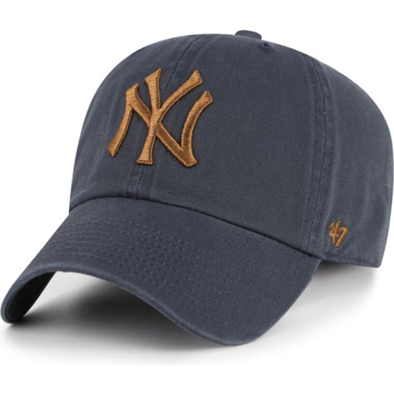 shapka-izvita-siv-reguliruem-clean-up-contrast-vintage-navy-na-new-york-yankees-mlb-ot-47-brand
