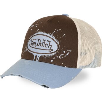 Шапка извита тракер многоцветен снапбек TAG04 от Von Dutch