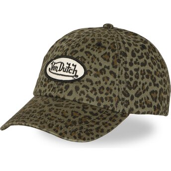 Шапка извита леопард регулируем SOVA от Von Dutch
