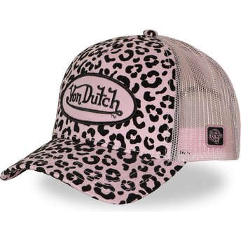 Шапка извита тракер леопард снапбек rosa VERLE от Von Dutch