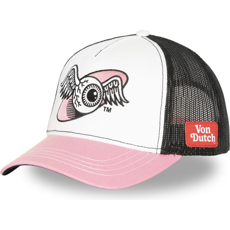 shapka-izvita-traker-roza-snapbek-oeil-ot-von-dutch