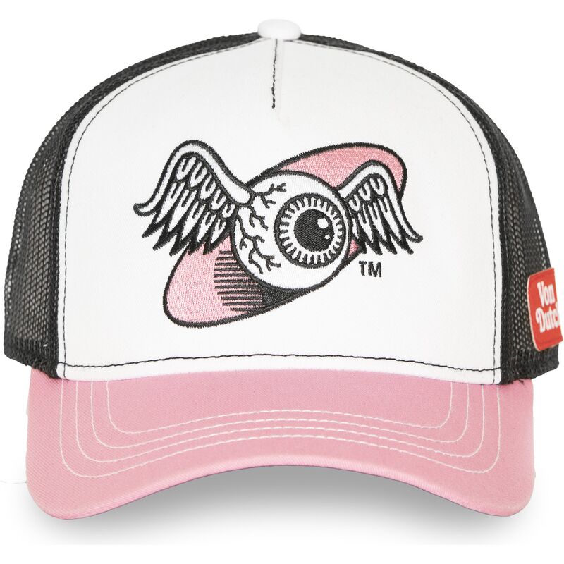 shapka-izvita-traker-roza-snapbek-oeil-ot-von-dutch