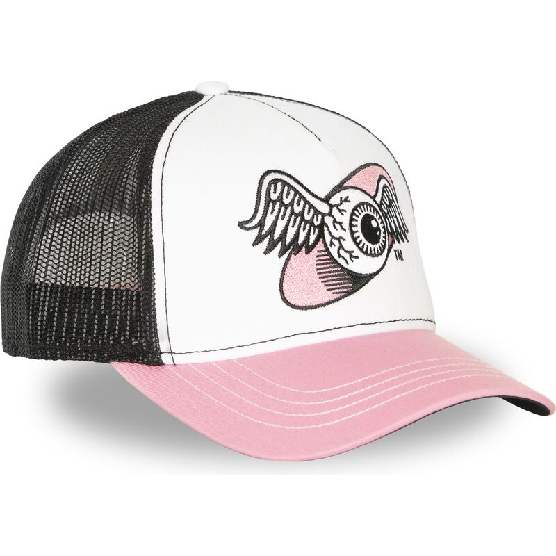 shapka-izvita-traker-roza-snapbek-oeil-ot-von-dutch