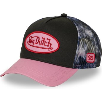 Шапка извита тракер многоцветен снапбек SPACE от Von Dutch