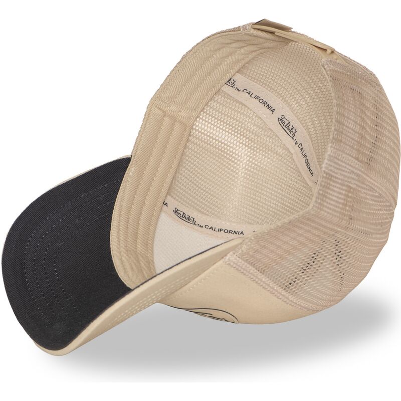 shapka-izvita-traker-bezhov-snapbek-log23-ot-von-dutch
