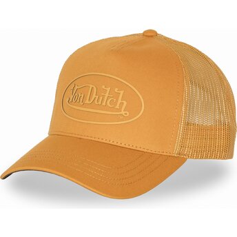 Шапка извита тракер оранжев снапбек LOG25 от Von Dutch