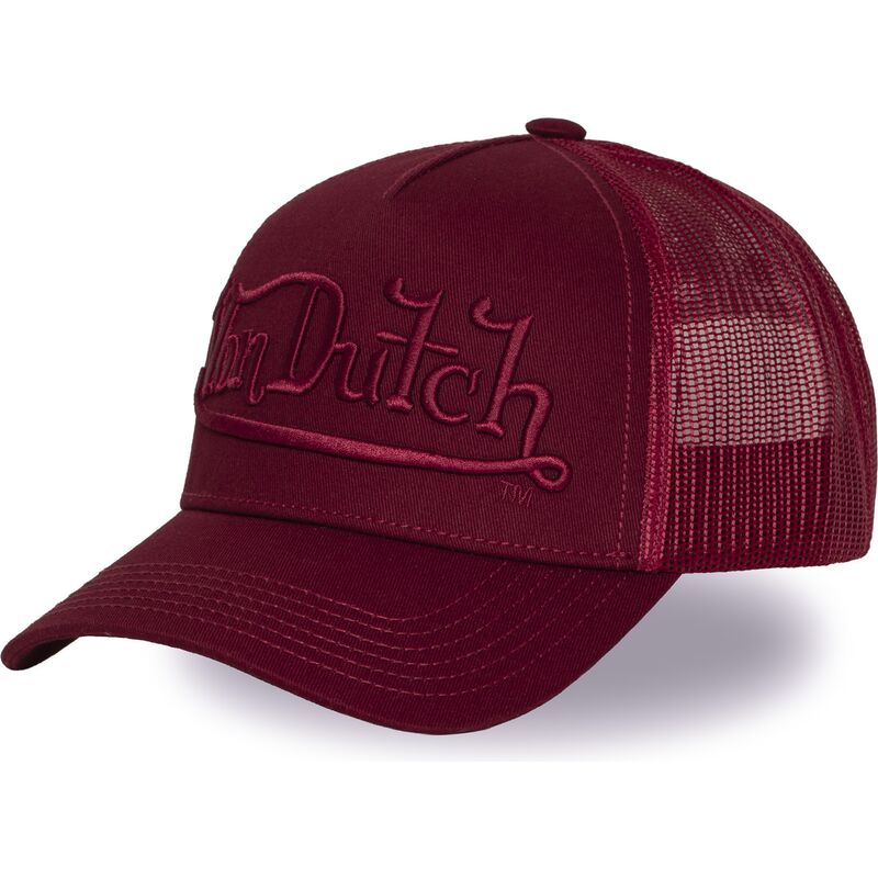 shapka-izvita-traker-chervena-snapbek-emb07-ot-von-dutch