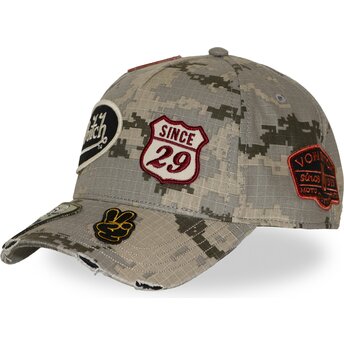 Шапка извита камуфлаж снапбек KAMO03 от Von Dutch
