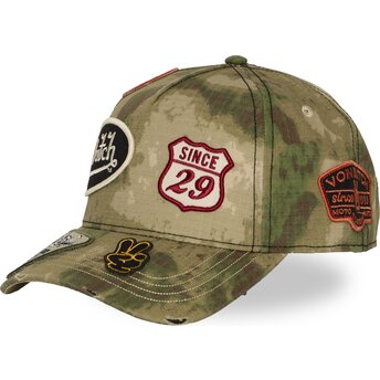 Шапка извита камуфлаж снапбек KAMO04 от Von Dutch