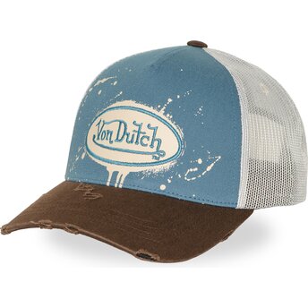 Шапка извита тракер многоцветен снапбек TAG01 от Von Dutch