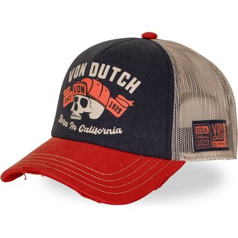 Шапка извита тракер многоцветен снапбек CREW39 от Von Dutch