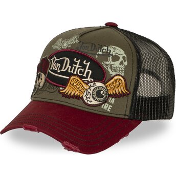 Шапка извита тракер многоцветен снапбек PATCHES17 от Von Dutch