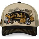 shapka-izvita-traker-bezhov-snapbek-patches19-ot-von-dutch