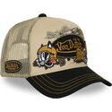 shapka-izvita-traker-bezhov-snapbek-patches19-ot-von-dutch