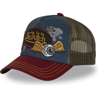 Шапка извита тракер многоцветен снапбек PATCHES20 от Von Dutch