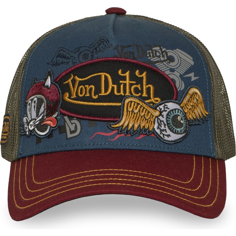 shapka-izvita-traker-mnogocveten-snapbek-patches20-ot-von-dutch shapka-izvita-traker-mnogocveten-snapbek-patches20-ot-von-dutch