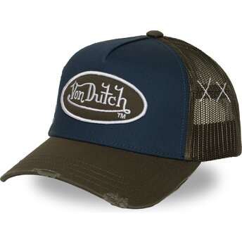 Шапка извита тракер тъмносин снапбек USED 14 от Von Dutch