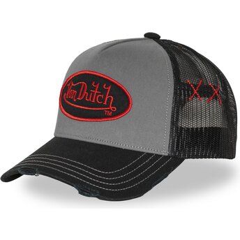 Шапка извита тракер сив снапбек USED 17 от Von Dutch