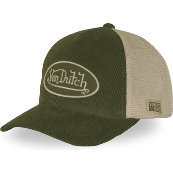 Шапка извита тракер зелена регулируем LOF B47 от Von Dutch