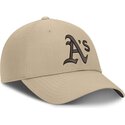 shapka-izvita-bezhov-reguliruem-structured-uv-poly-ripstop-na-oakland-athletics-mlb-ot-nike
