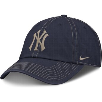 Шапка извита тъмносин регулируем Fathers Day Club Unstructured Organic Cotton на New York Yankees MLB от Nike