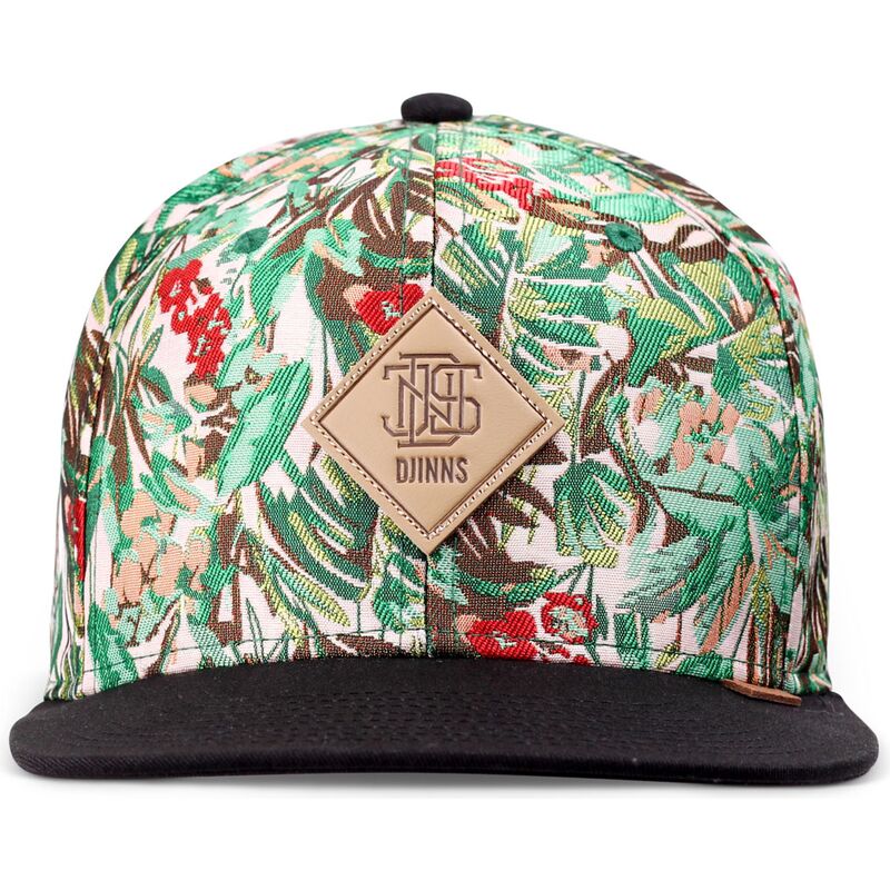 shapka-ploska-zelena-snapbek-woven-jungle-ot-djinns