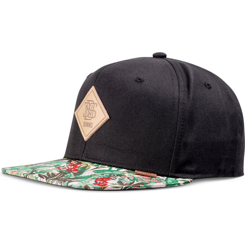 shapka-ploska-cherna-snapbek-woven-jungle-rev-ot-djinns