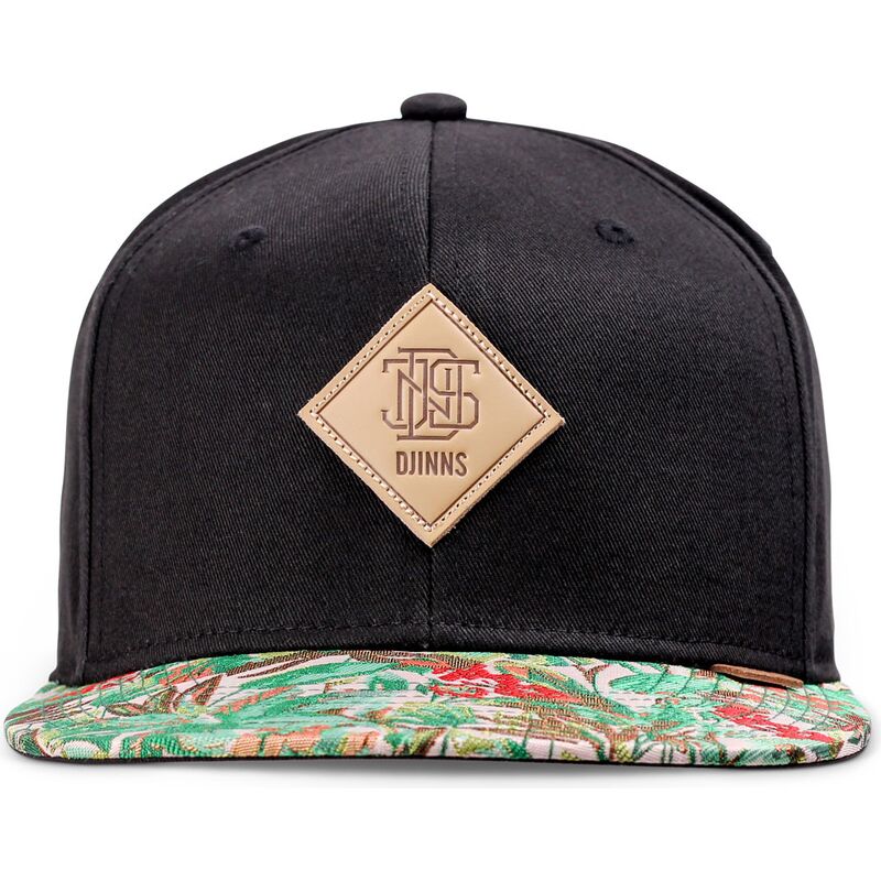 shapka-ploska-cherna-snapbek-woven-jungle-rev-ot-djinns