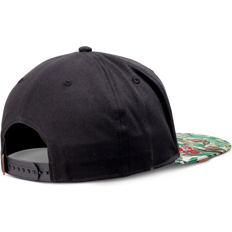 shapka-ploska-cherna-snapbek-woven-jungle-rev-ot-djinns
