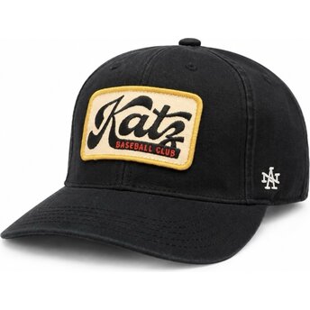 Шапка извита черна регулируем Hepcat на Kansas City Katz MLB от American Needle