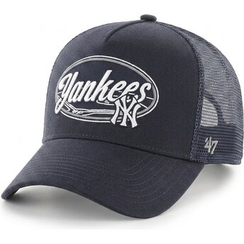 Шапка извита тракер тъмносин регулируем Enfield Offside DT на New York Yankees MLB от 47 Brand