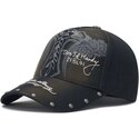 shapka-izvita-cherna-reguliruem-storming-rose-washed-ot-ed-hardy