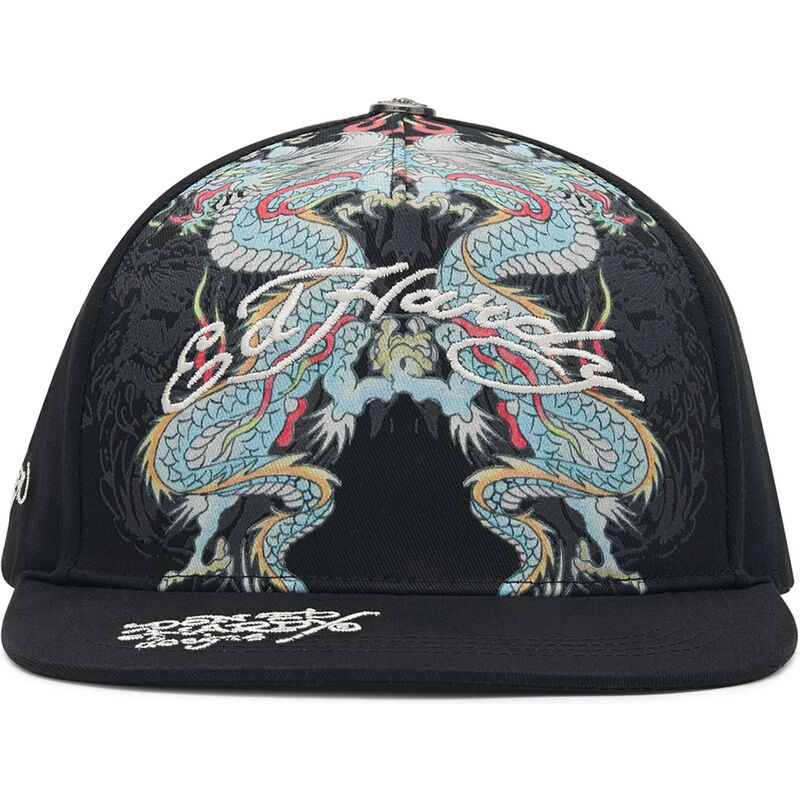 shapka-ploska-cherna-snapbek-battle-ot-ed-hardy