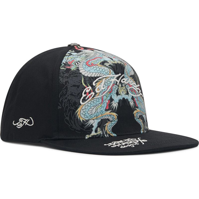 shapka-ploska-cherna-snapbek-battle-ot-ed-hardy