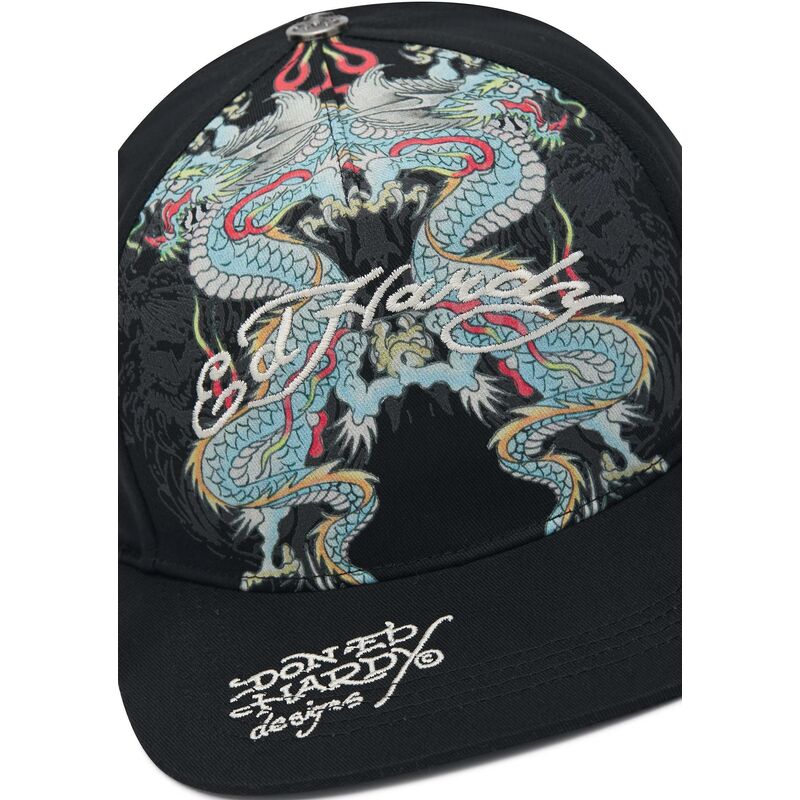 shapka-ploska-cherna-snapbek-battle-ot-ed-hardy