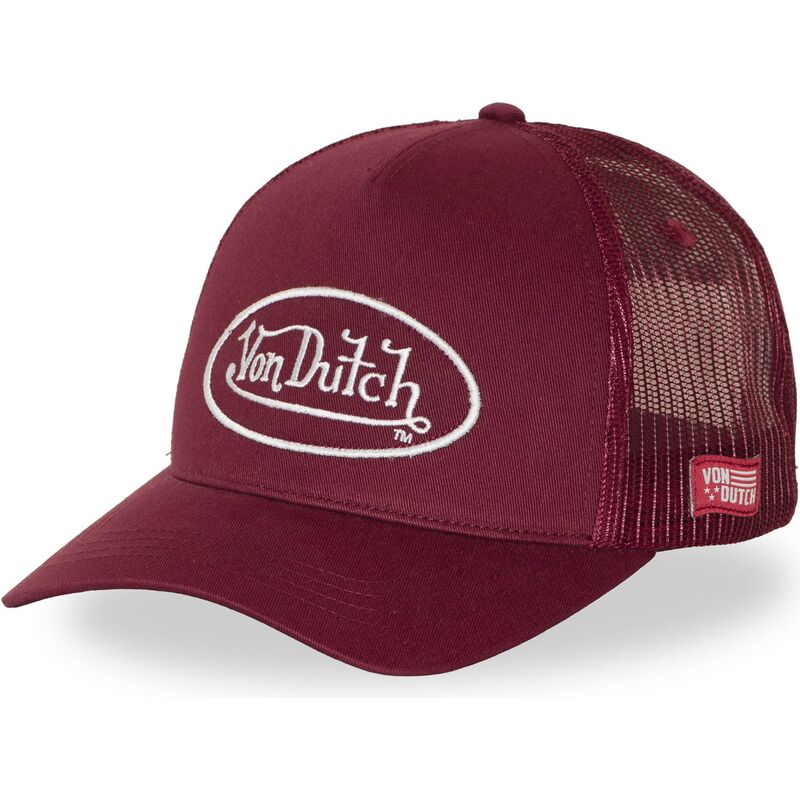 shapka-izvita-traker-chervena-snapbek-lof-b54-ot-von-dutch