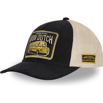 Шапка извита тракер тъмносин снапбек SEM14 от Von Dutch