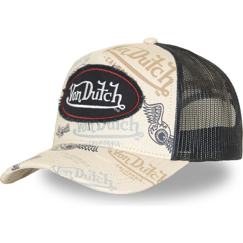 shapka-izvita-traker-bezhov-snapbek-cafe11-ot-von-dutch