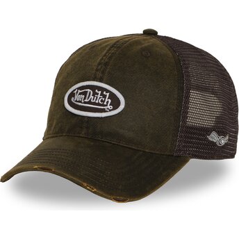 Шапка извита тракер кафяв снапбек MAC17 от Von Dutch