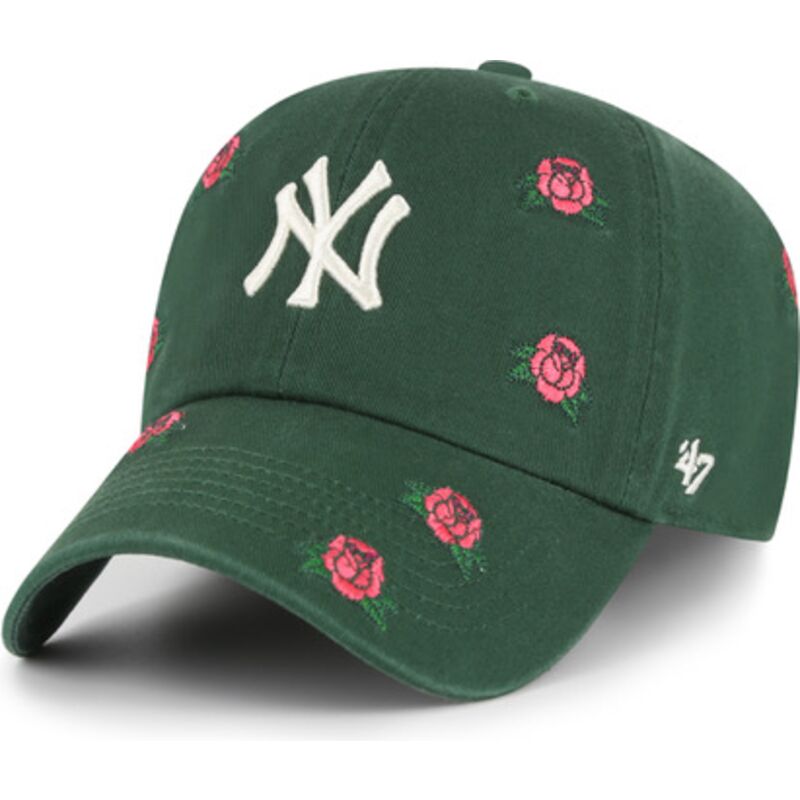 shapka-izvita-zelena-reguliruem-clean-up-scatter-na-new-york-yankees-mlb-ot-47-brand