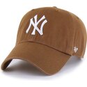 shapka-izvita-kafyav-reguliruem-clean-up-pinecone-na-new-york-yankees-mlb-ot-47-brand
