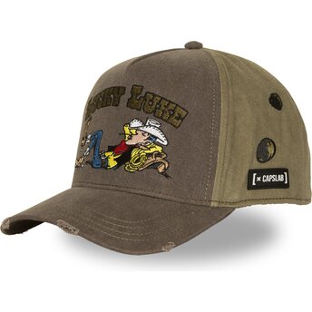 Шапка извита кафяв снапбек LCK4 LUC Lucky Luke от Capslab